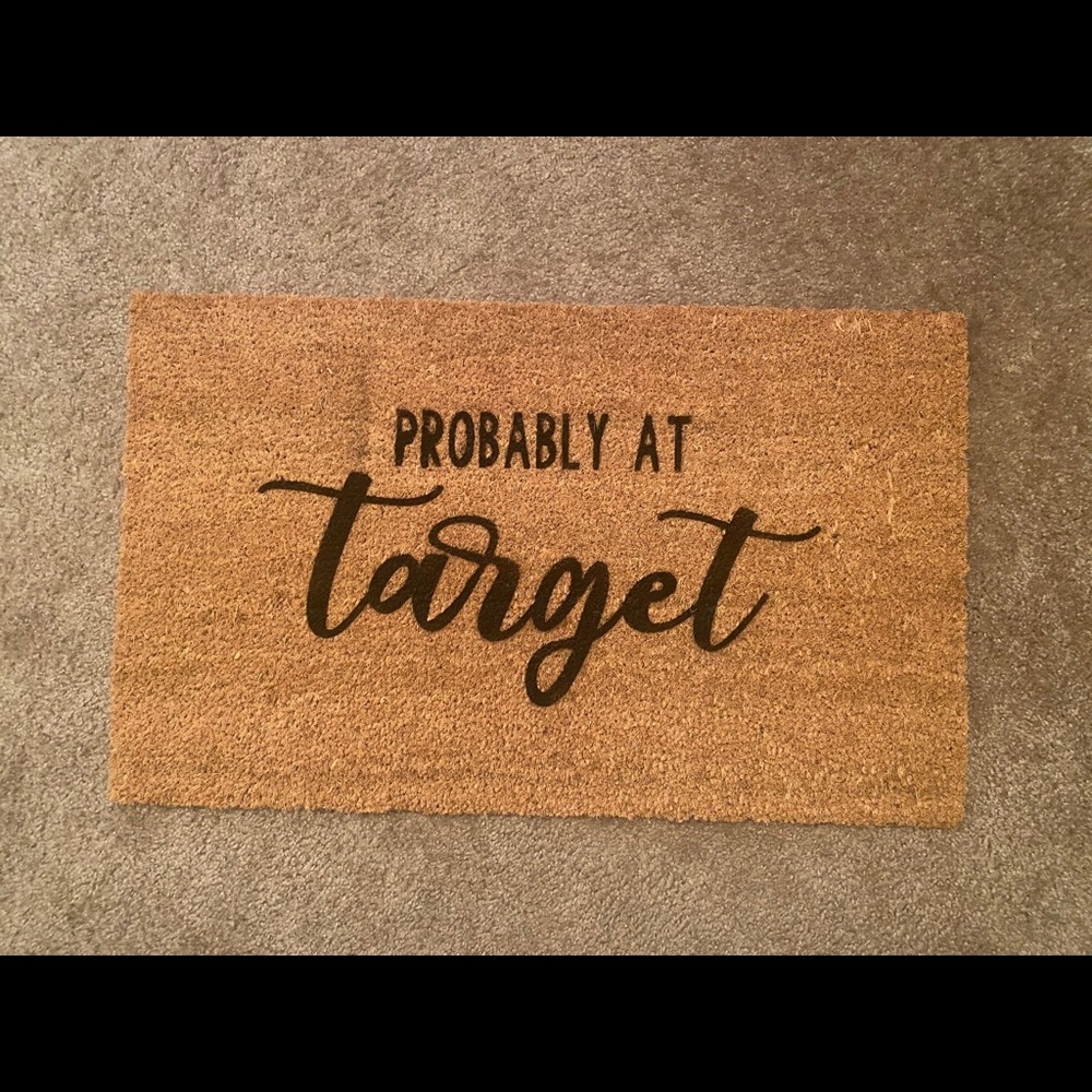 Probably at Target Doormat